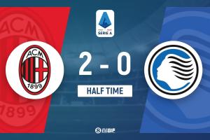 半场-米兰暂2-0亚特兰大穆萨造点拉莫斯点射拉比奥破门